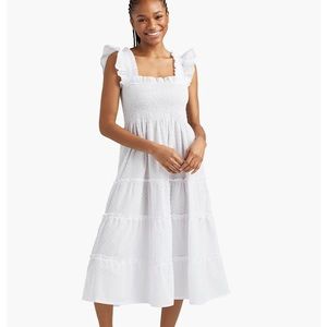 White Swiss Dot Ellie Nap Dress